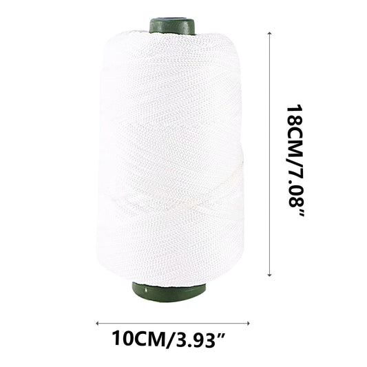 AYktou 32 Colors Macrame Cotton Cord 200g/7.05oz,100% Natural Handmade 4 Strands Twisted Cotton Rope V1189-WXFWAL-20260326-01946