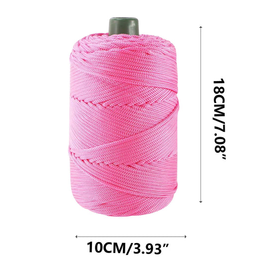 AYktou 32 Colors Macrame Cotton Cord 200g/7.05oz,100% Natural Handmade 4 Strands Twisted Cotton Rope V1189-WXFWAL-20260326-01958
