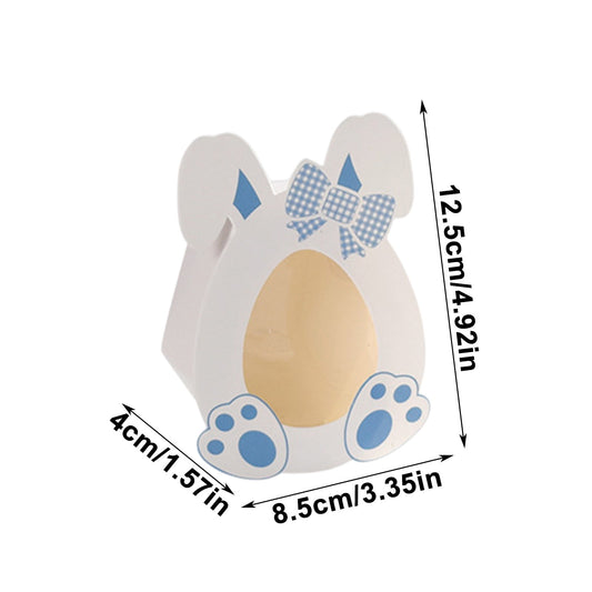 Darzheoy 10 Pcs Easter Treat Boxes with Clear Window Cardboard Box Bunny Bags Rabbit Box Spring Holiday Paper V1189-WXFWAL-20260326-02020