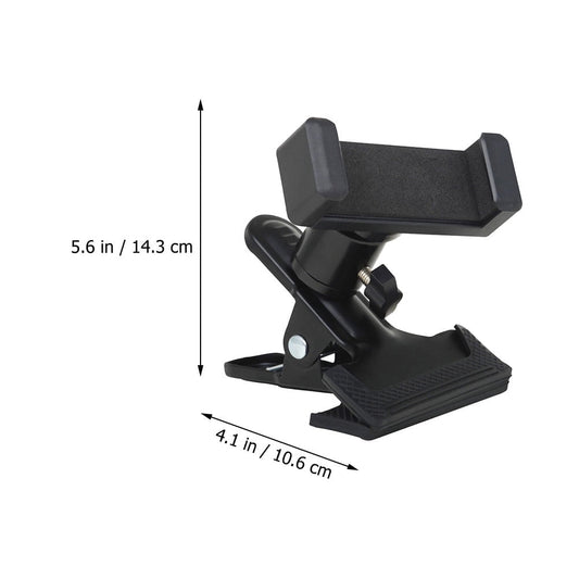 HOOWIFFY Guitar Phone Mount Metal Holder Black for Music Scores and Video Recording 2Pcs V1189-WXFWAL-20260326-02208