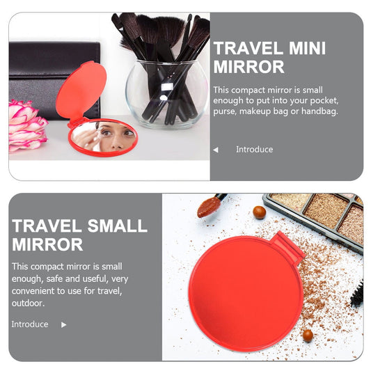 WHAMVOX 12 Pcs Mini Handheld Portable Makeup Mirror V1189-WXFWAL-20260326-02306