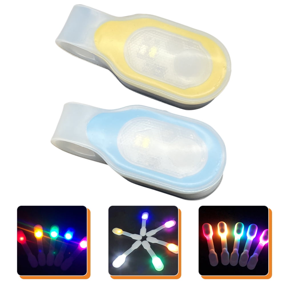 HOOWIFFY 2Pcs Clip On Cloths Light LED for Outdoor Walking and Running Night Visibility V1189-WXFWAL-20260326-02378