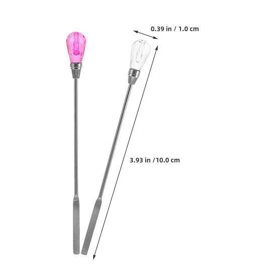 HOOWIFFY 4-Pack Metal Wax Stirring Sticks for Candle Making, Wax Seals, and Crafting, Assorted Colors V1189-WXFWAL-20260326-02548