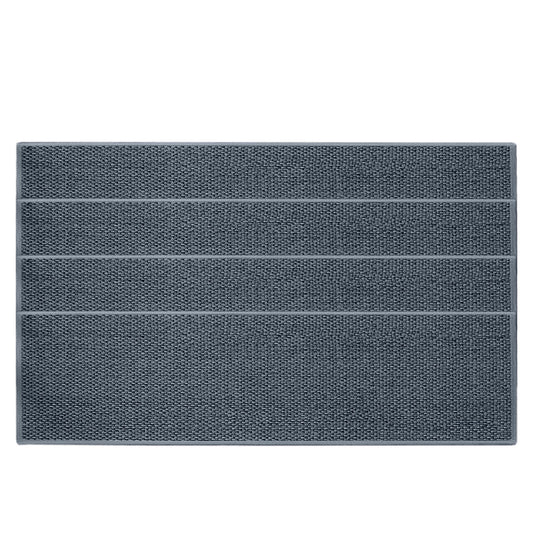 Chmadoxn 4-Piece Non-Slip Stair Treads, Self-Adhesive Striped Carpet Mats, Absorbent & Quiet Step Pads, Can V1189-WXFWAL-20260326-02650