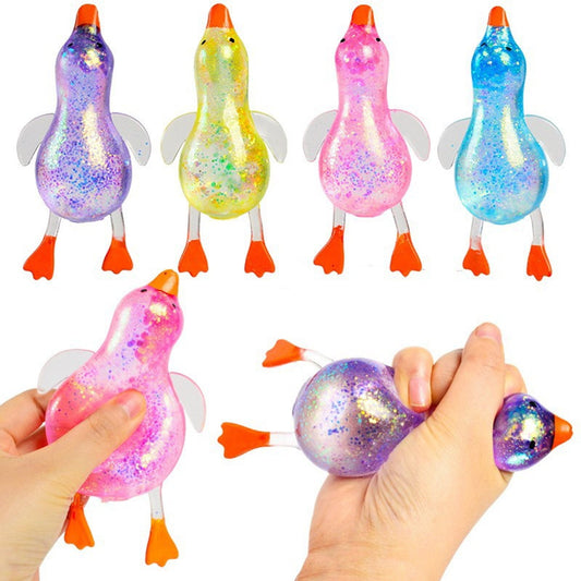 Darzheoy Squeeze Glitter Ducks Fidget Toys Pack Stress Relief Sensory Toys for Kids Adults Anxiety Relief V1189-WXFWAL-20260326-02689