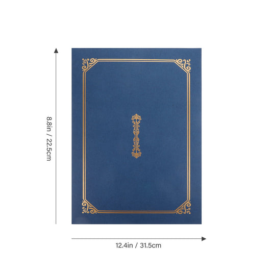 HOOWIFFY Compact Green Certificate Holders for Document Protection 4Pcs V1189-WXFWAL-20260326-02694