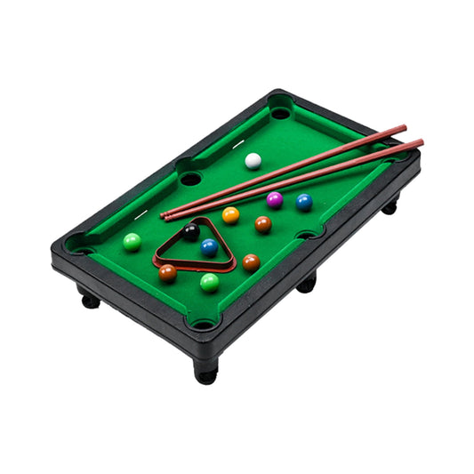 Lksixu Tabletop Pool, Mini Pool Table Table Billiards Game Set With 2 Sticks & 11 Balls Home Office Desk V1189-WXFWAL-20260326-02721