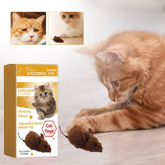 Darzheoy Interactive Toys for Indoor Cats, Mouse Toys with Electronic Realistic Squeaky Sound, Automatic V1189-WXFWAL-20260326-02871