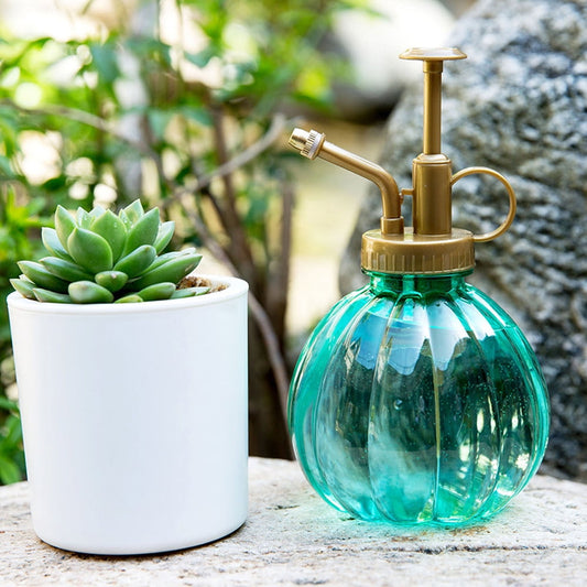 Darzheoy Plant Mister Spray Bottle, 350ML Vintage Pumpkin Style Decorative Plant Atomizer Watering Can Pot V1189-WXFWAL-20260326-02881