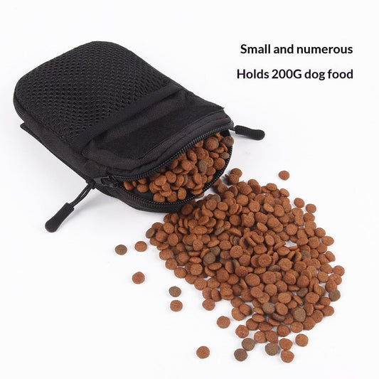 2 pack Dog Treat Pouch Pet Trainning Waist Bag Portable Food Snack Small Item Storage Holder Bag Hook Design V1192-AZ-W-0099