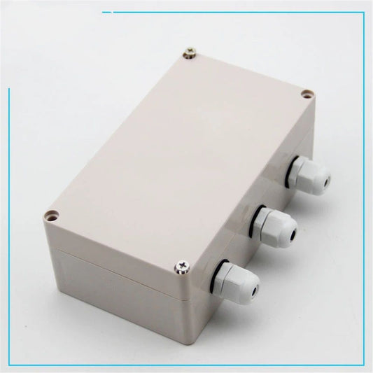 2 pack 1 in to 3 Out Electrical Junction Box w Terminal Connector Gland 158 x 90 x 60mm Waterproof Plastic V1192-AZ-W-0114