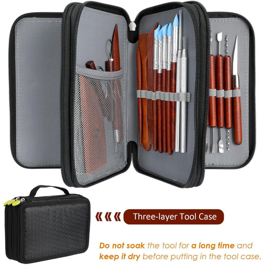 43pcs Pottery Tools, Clay Tools, Sculpting Tools, Pottery Kit, Air Dry Clay Tools, Pottery Clay Kit for V1192-AZ-W-0167