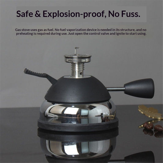Butane Mini Burner for Tabletop Coffee Siphon Syphon Ceramic Windproof Torch Head Portable Cooking Stove V1192-AZ-W-0171