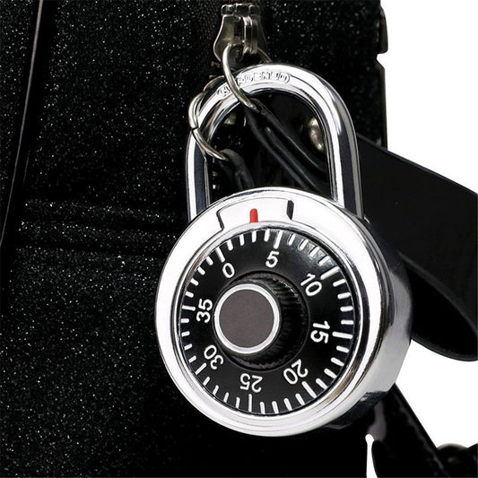 Master Lock Black Gym Locker Lock Combination Padlock, Indoor Combo Lock with Preset 3-Digit Code for V1192-AZ-W-0212
