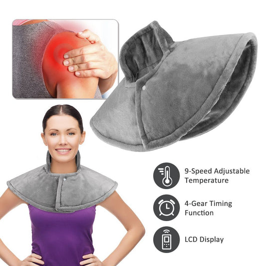Heating Pad for Neck and Shoulder,Weighted Electric Heated Wrap for Neck and Shoulder , Auto Shut Off Hot V1192-AZ-W-0267