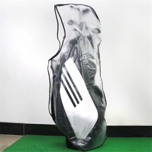 Golf Bag Rain Cover,Waterproof Hood Golf Bag Rain Protection Covers for Golf Push Carts Transparent Cart Bag V1192-AZ-W-0331
