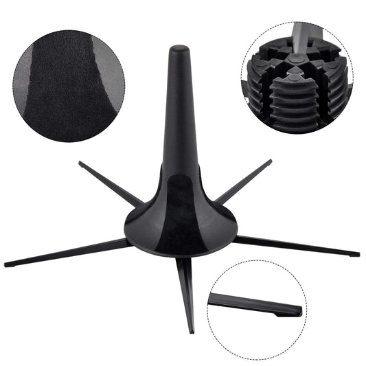 Portable Trumpet Stand Holder Metal with 5 Leg Foldable Detachable Trumpet Holder Stable Metal Legs for V1192-AZ-W-0333