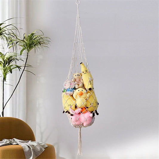 Novel Stuffed Animal Net or Toy Display Perfect for The Tiny Space in Corner,Wall Ceiling Hanging Net, V1192-AZ-W-0414