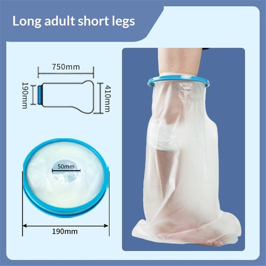 1 pcs Water Proof Leg Cast Cover for Shower, Showering Foot, Watertight Foot Protector for Leg and Foot V1192-AZ-W-0436