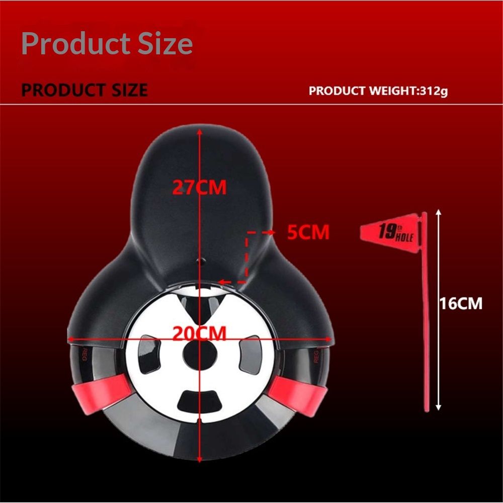 Golf Automatic Putting Ball Return Cup , Putting Practice Automatic Putting Machine, Golf Cup Training Aid, V1192-AZ-W-0474