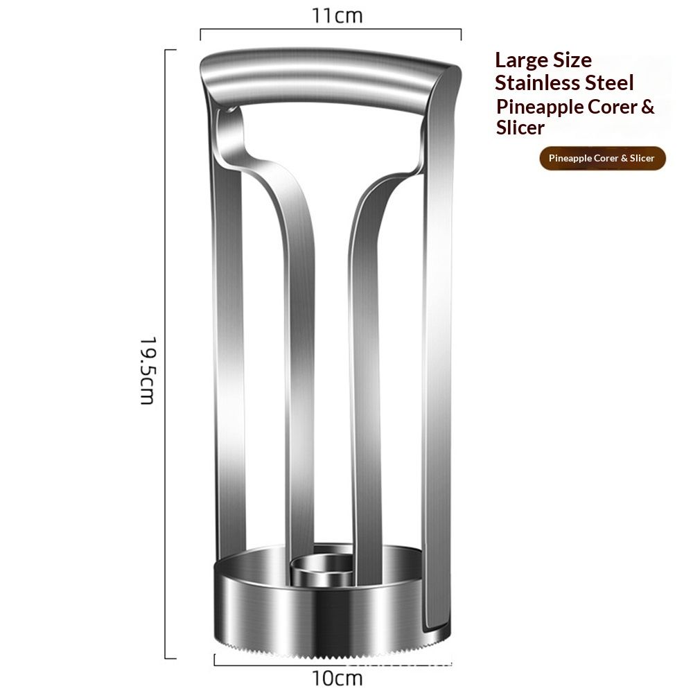 Pineapple Corer Large Stainless Steel Pineapple Corer Peeler Pineapple Cutter Fruit tool Easy Kitchen Tool - V1192-AZ-W-0502