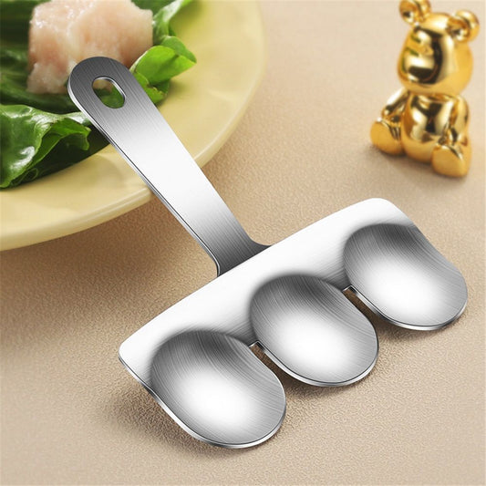 Meatball Maker Tool, 304 Stainless Steel Kitchen Manual Non Stick Meatball Maker, Portable Meatball Spoon V1192-AZ-W-0503