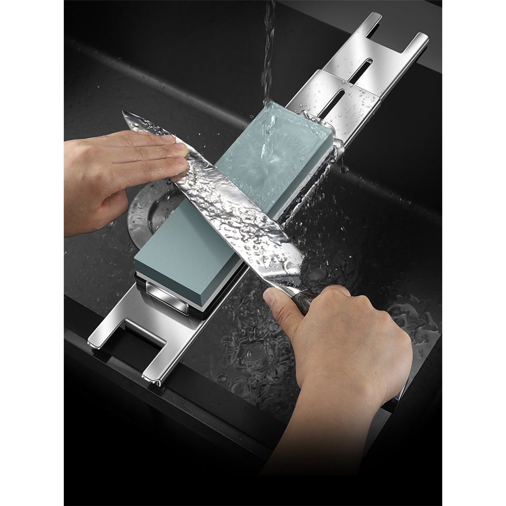 Whetstone holder Sharpening Stone Base - Stainless Steel Adjustable Whetstone Holder Sink Bridge for V1192-AZ-W-0505