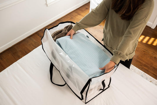Moving Bags or Storage Bag - Backpack Straps, Zippers & Handles - Heavy-Duty Packing Bags for Moving, College V1192-AZ-W-0545