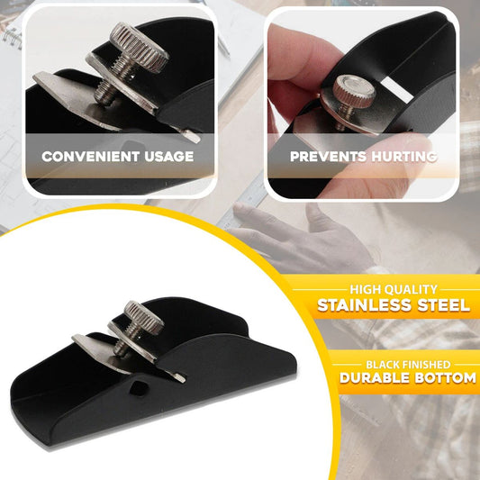 2 pack Mini Trimming Planer, Hand Planer, DIY Model Making Tool Woodworking Pocket Plane Hand Adjustable for V1192-AZ-W-0558
