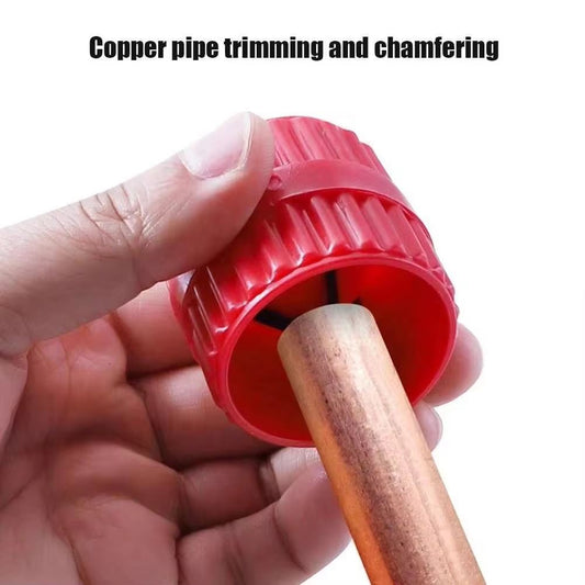 4 Pieces Inner-Outer Pipe Reamer,Acrylic Tubing Chamfer Tool for Copper/Brass/Aluminum Tubes, Deburring V1192-AZ-W-0567