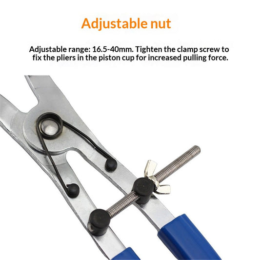 Motorcycle Brake Piston Removal Pliers, Brake Caliper Piston Remover Motorbike Repair Tool, 16.5-40mm V1192-AZ-W-0589