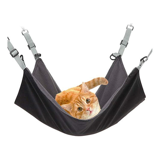 Cat Hammock for Cage - Hanging Washable Soft Outdoor Mat, Waterproof Cooling Bed for Large Kittens 16.5*22 in V1192-AZ-W-0609