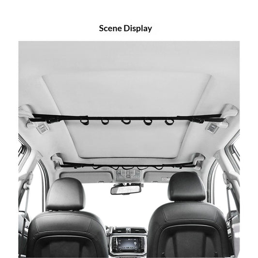 2 Pack Vehicle Fishing Rod Holder for Car, Fishing Pole Car Rack 5 Rods Capacity, Horizontal Car Roof Fishing V1192-AZ-W-0643
