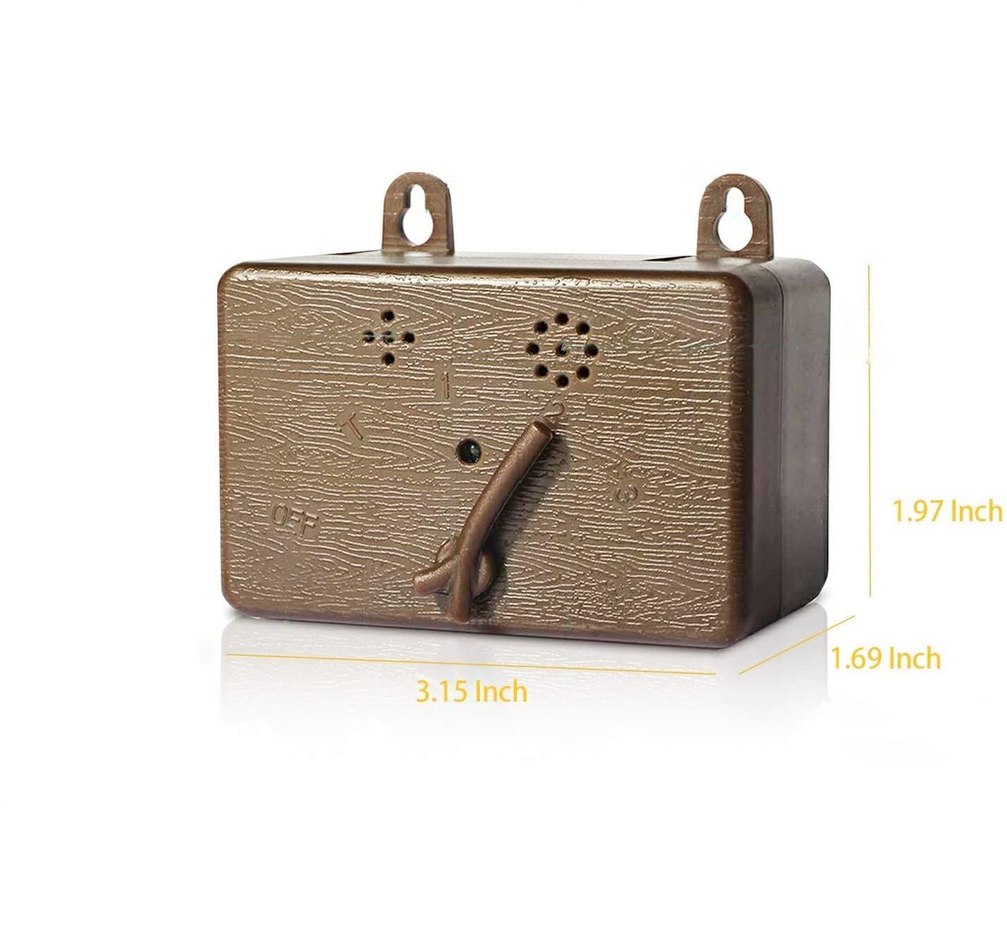 Anti Barking Device for Dogs, Sonic Bark Deterrents, 50 FT Ultrasonic Dog Barking Control Device, (Mocha V1192-AZ-W-0647