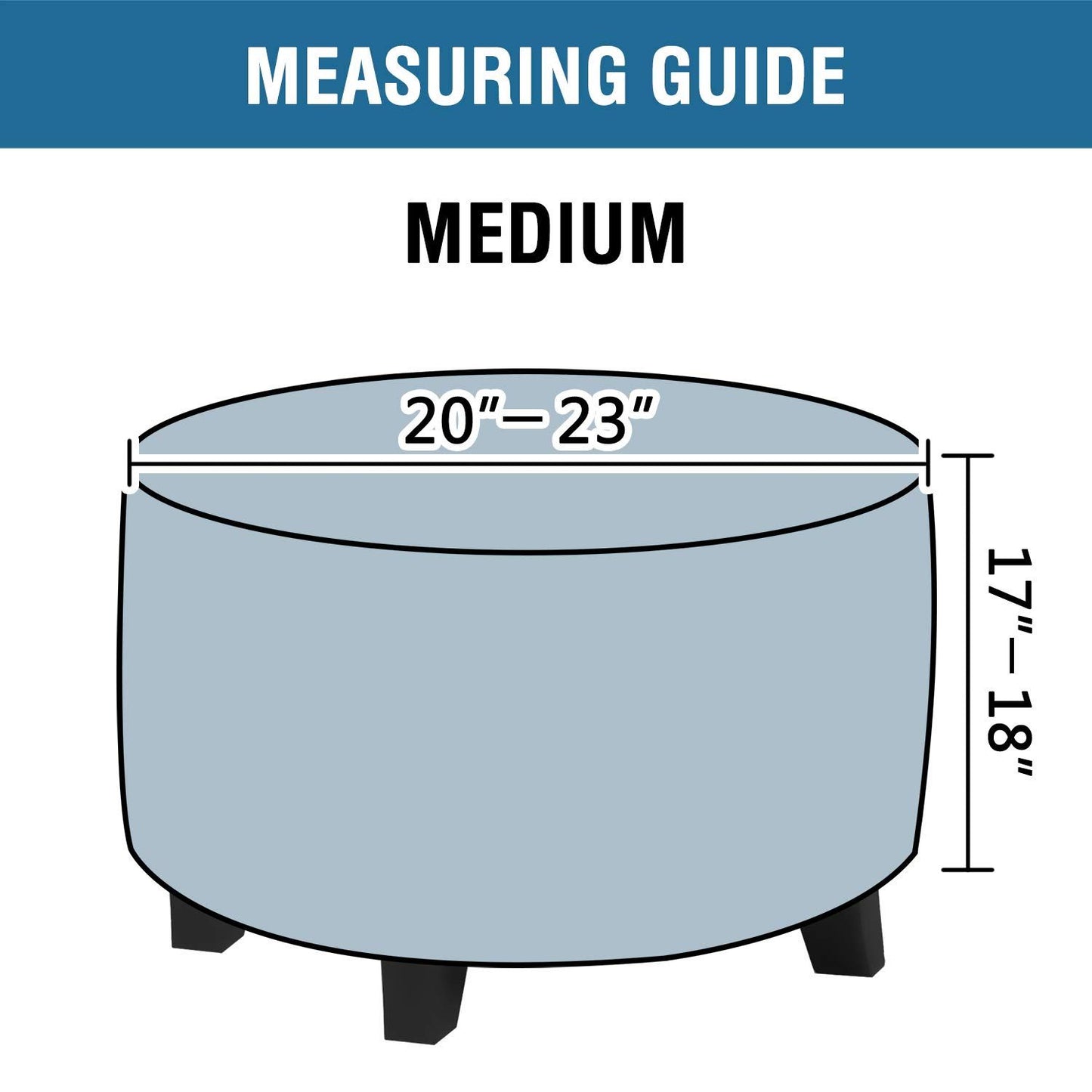 Circular lid sliding footstool protective cover storage stool elastic bottom stretch, made of velvet fabric V1192-AZ-W-0740