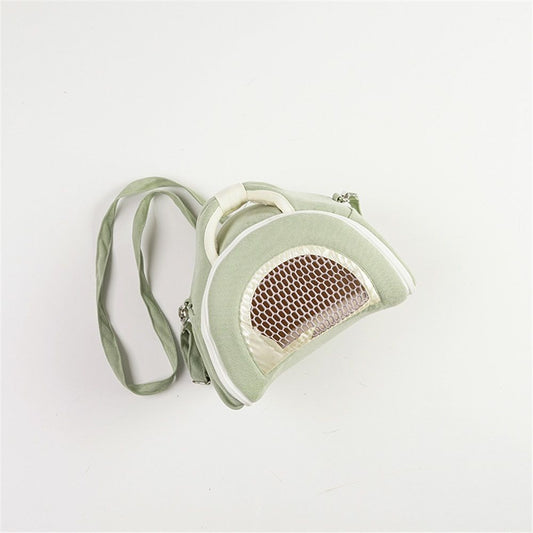 Hamster Carrier Guinea Pig Carrier Bag Small Animal Sugar Glider Pouch Gerbil Hedgehog Portable Travel V1192-AZ-W-0765