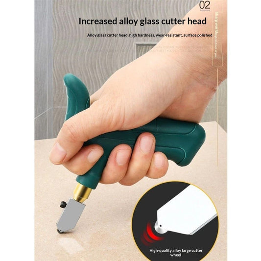 Glass Tile Cutter Tool Kit, Including Glass Breaking Pliers and Glass Cutter, Mirror Cutting Kit, Glass V1192-AZ-W-0771