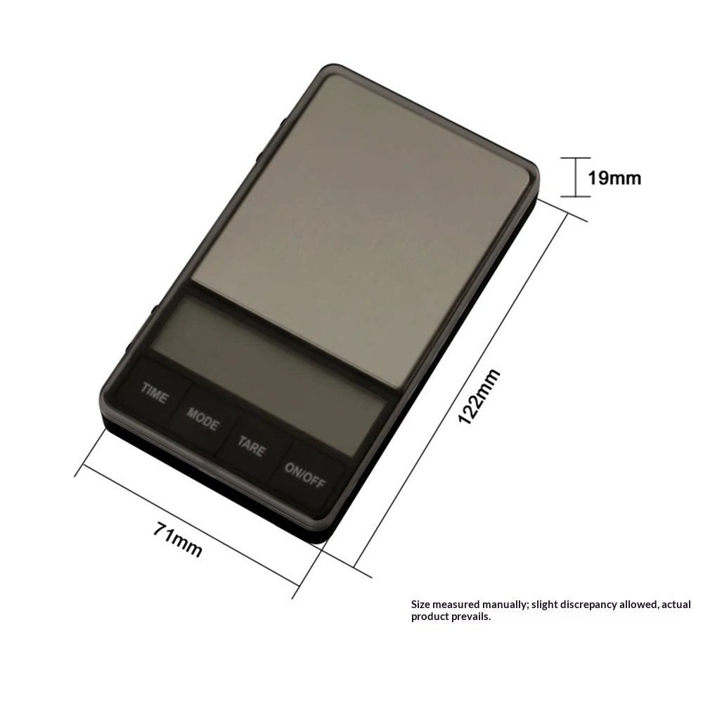 Espresso Scale with Timer 1000g/0.1g Drip Coffee Scale, Small and Handy Barista Scale, Brew Drip Tray Coffee V1192-AZ-W-0814