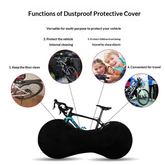 Bike Wheel Cover Indoor Dust-Proof and High Elasticity Bicycle Wheel Bag,Universal for Mountain, Road Bikes V1192-AZ-W-0843