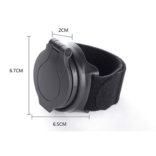 2pcs Bike Mirrors Cycling Rear View Mirror Adjustable Wrist Band Mirror Bicycle Wristband Rear View Mirror V1192-AZ-W-0844