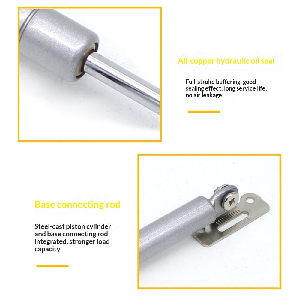 2 Pack 100N/22LBS Drop Down Gas Struts for Drop-Front Desk Downward Slowly Such as Fold-Down Desk, Flap Lid V1192-AZ-W-0874
