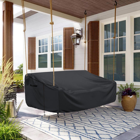 Porch Swing Cover Waterproof Outdoor Hanging Swing Cover Tear resistant All WeatherProof Patio Furniture V1192-AZ-W-0878