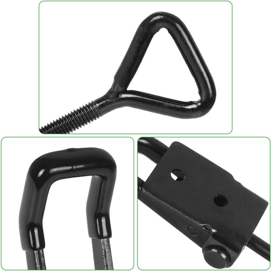 4PCS Toggle Latch Clamp 397 lbs Adjustable Toggle Latch Black Toggle Clamp Lockable Quick Release Pull Latch V1192-AZ-W-0913