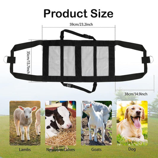 Calf Sling for Weighing Animals - Calf Scale Hanging Weight Scale Sling with Adjustable Straps for Weighing V1192-AZ-W-0928