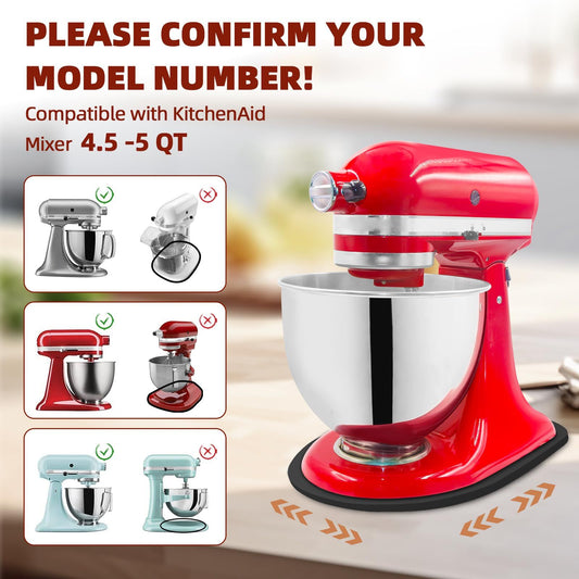 Mixer Slider Compatible with Kitchen aid Bowl Lift 4 .5-5 Qt Stand Mixer Pine Wood - Kitchen Countertop V1192-AZ-W-0933