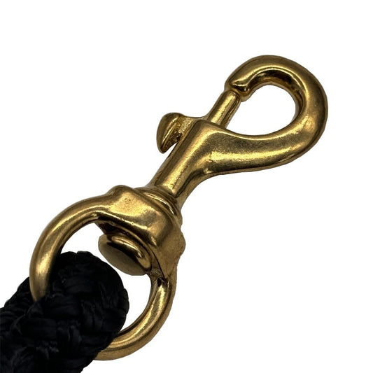 Horse Lead Rope, Double Braided Nylon Horse Lead Line, Lead Rope for Horses with Quick Halter Attachment, V1192-AZ-W-0939