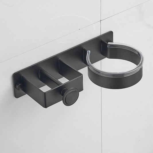 Hairdryer Holder Wall Mounted Hair Straightener Holder, Blow Dryer Holder, aluminum alloy Hair Tool Organizer V1192-AZ-W-2489