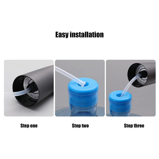 Portable Water Cooler Dispenser,Universal Water Dispenser for USB Charging Water Pump(black) V1192-AZ-W-2529
