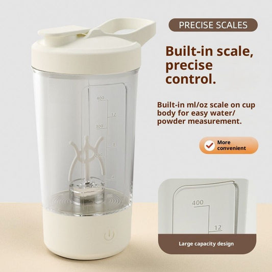 Electric Shaker Bottle, BPA Free - Portable Mixer Cup/USB Rechargeable Shaker Cups for Protein Shakes and V1192-AZ-W-2535