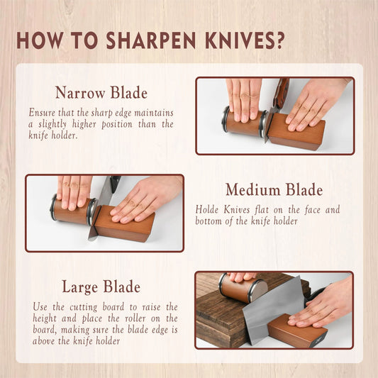 Rolling Knife Sharpener Kit, Rolling Knife Sharpener Tool, Kitchen Knives Knives Sharpener Kit Offers 15 & 20 V1192-AZ-W-2594